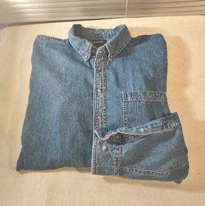 Swingster VTG. Denim Button Down 3XL Shirt